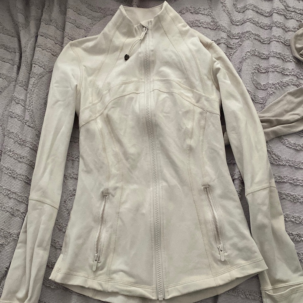 cream lululemon define jacket